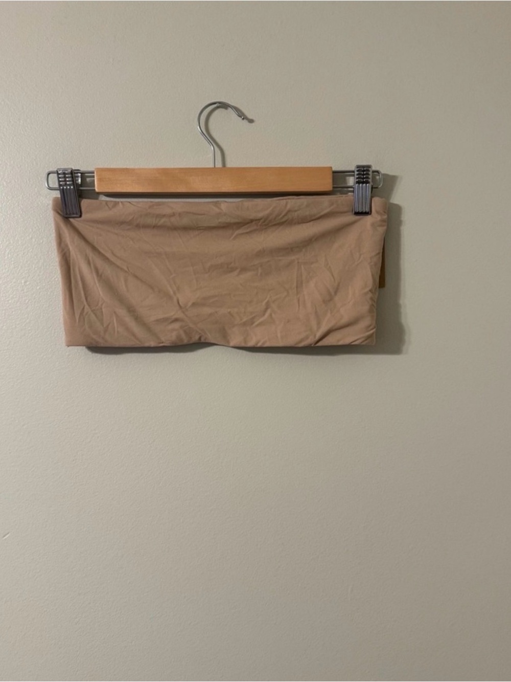 SKIMS Seamless Bandeau Shorts — Light Brown